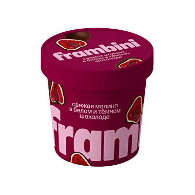  Малина в белом и темном шоколаде Frambini 130г в интернет-магазине свежих фермерских продуктов Apeti.ru