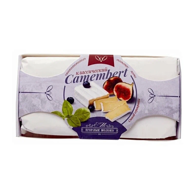  Сыр Камамбер с белой плесенью Егорлык Молоко 50% 125г БЗМЖ в интернет-магазине свежих фермерских продуктов Apeti.ru