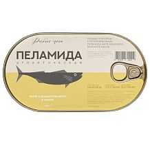 Пеламида филе бланш в масле Рыбное меню 175 г