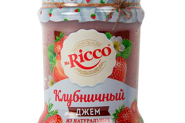  Джем Ricco клубничный 310 г в интернет-магазине продуктов с Преображенского рынка Apeti.ru