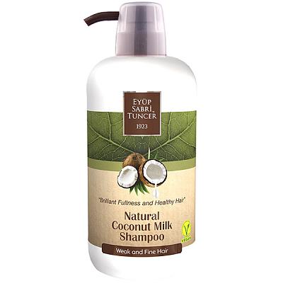  Шампунь EYUP SABRI TUNCER с натуральным кокосовым маслом 600 мл в интернет-магазине свежих фермерских продуктов Apeti.ru