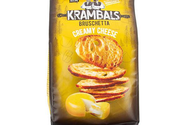 Брускетты Krambals Creamy Cheese 70 г в интернет-магазине продуктов с Преображенского рынка Apeti.ru