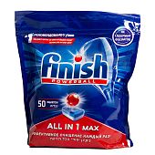 Таблетки для посудомоечных машин Finish Powerball All-in-1 max 50 шт