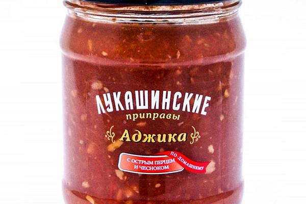  Аджика Лукашинские приправы по-домашнему 460 г в интернет-магазине продуктов с Преображенского рынка Apeti.ru