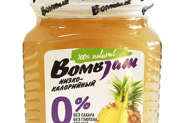  Джем Bombbar ананас низкокалорийный 250 г в интернет-магазине продуктов с Преображенского рынка Apeti.ru