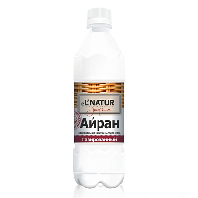Айран  "eL`NATUR"  газированный 1,7%  БЗМЖ 0,5л