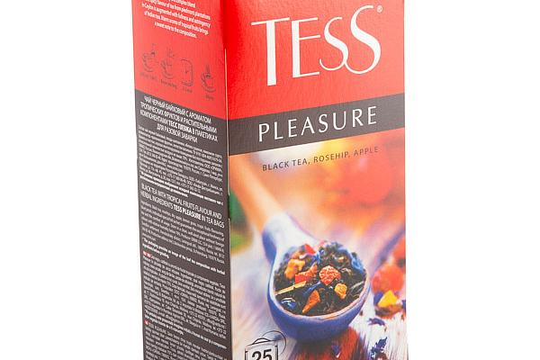  Чай черный Tess Pleasure с шиповником и яблоком 25 пак в интернет-магазине продуктов с Преображенского рынка Apeti.ru