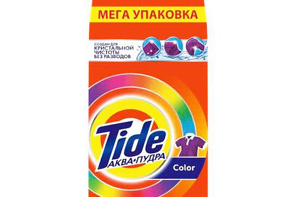  Стиральный порошок Tide автомат аква-пудра color 9 кг в интернет-магазине продуктов с Преображенского рынка Apeti.ru