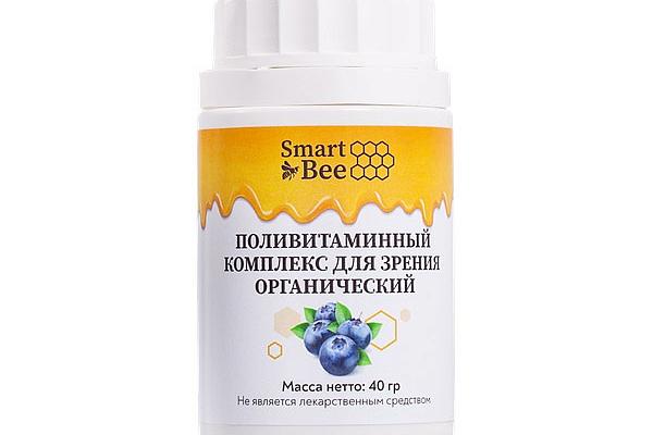  Поливитаминный комплекс Smart Bee для зрения органический 40 г в интернет-магазине продуктов с Преображенского рынка Apeti.ru