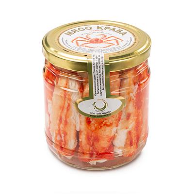 Мясо краба Морская Палитра премиум 380 мл в Apeti.ru Мясо краба Морская Палитра премиум 380 мл в интернет-магазине свежих фермерских продуктов Apeti.ru