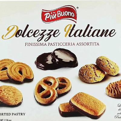  Печенье Dolcezze Italiane ассорти 220г Piu Buono в интернет-магазине свежих фермерских продуктов Apeti.ru
