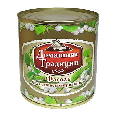 Фасоль белая "Домашние Традиции" консервированная 400 г