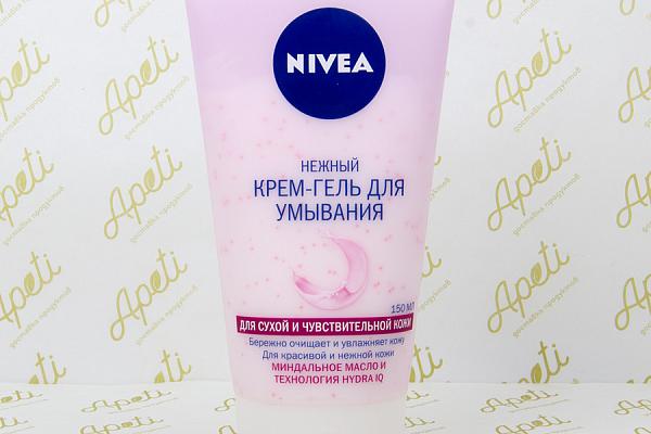  Крем-гель для умывания Nivea нежный для сухой и чувствительной кожи 150 мл в интернет-магазине продуктов с Преображенского рынка Apeti.ru