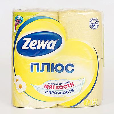 Туалетная бумага Zewa Плюс двухслойная ромашка 4 шт в Apeti.ru Туалетная бумага Zewa Плюс двухслойная ромашка 4 шт в интернет-магазине свежих фермерских продуктов Apeti.ru