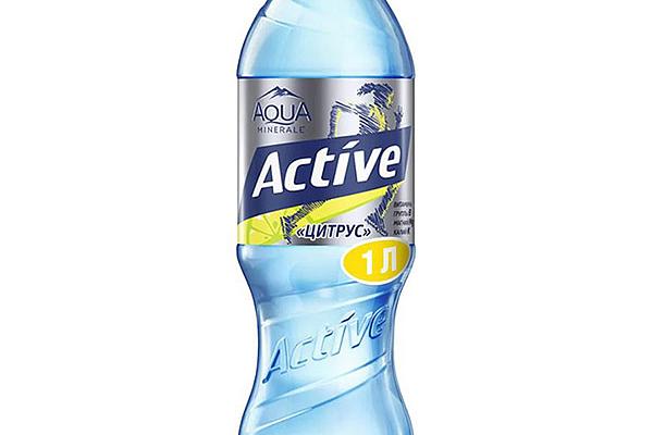  Вода Aqua Minerale active цитрус 1 л в интернет-магазине продуктов с Преображенского рынка Apeti.ru