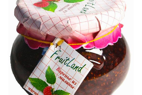  Варенье Fruitland из малины 420 г в интернет-магазине продуктов с Преображенского рынка Apeti.ru