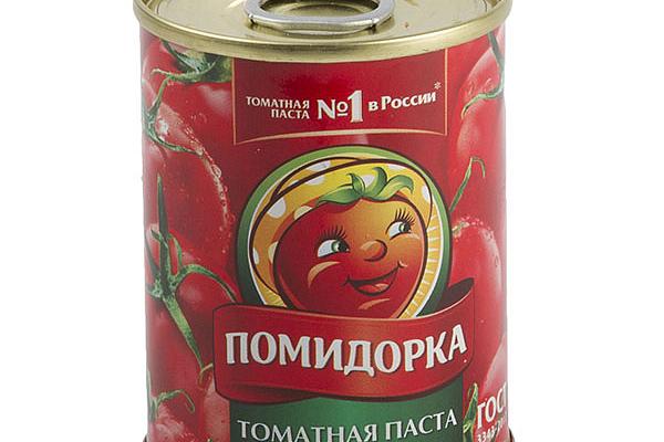  Томатная паста "Помидорка" 140 г в интернет-магазине продуктов с Преображенского рынка Apeti.ru