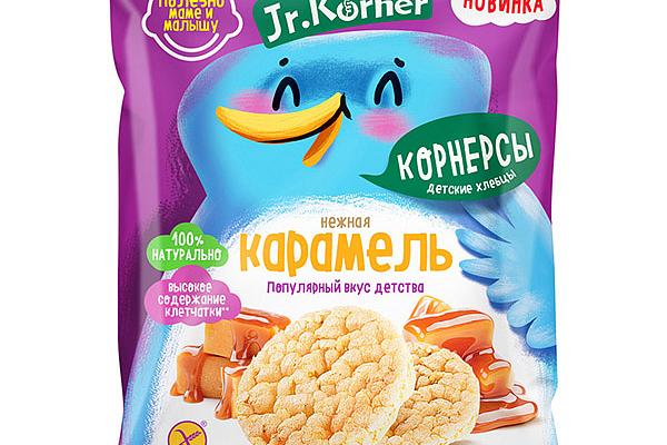  Хлебцы рисовые мини Jr.Korner карамель 30 г в интернет-магазине продуктов с Преображенского рынка Apeti.ru