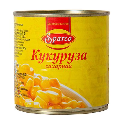 Кукуруза Sparco сахарная 425 г