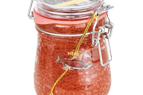  Красная икра нерки Золото Сахалина 500 г в интернет-магазине продуктов с Преображенского рынка Apeti.ru