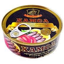 Хамса неразделанная Хавиар обжаренная в томатном соусе 240 г