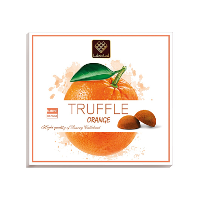  Конфеты Libertad Трюфели в апельсиновой обсыпке 120 г в интернет-магазине свежих фермерских продуктов Apeti.ru