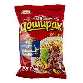  Лапша Доширак квисти со вкусом говядины пакет 70 г в интернет-магазине свежих фермерских продуктов Apeti.ru