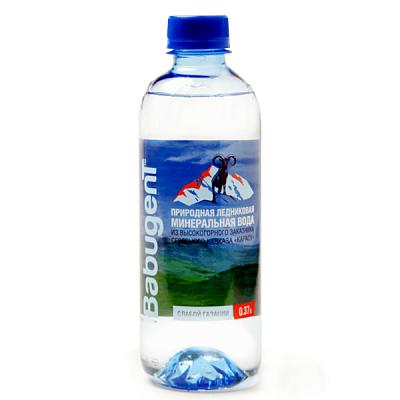  Вода Babugent слабой газации минеральная ледниковая 0,37 л в интернет-магазине свежих фермерских продуктов Apeti.ru