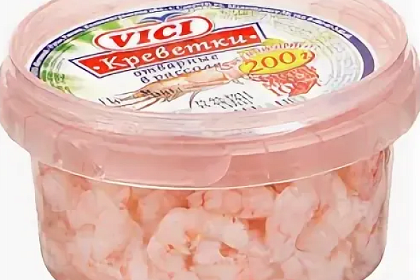  Креветки в рассоле, VICI, 200 гр. в интернет-магазине продуктов с Преображенского рынка Apeti.ru