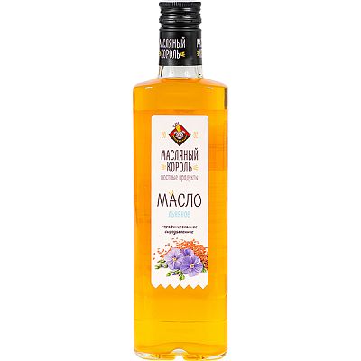 Масло льняное Масляный король 0,35 л