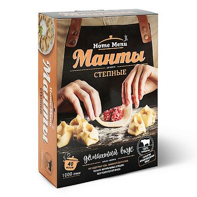 Манты Home Menu степные 1 кг