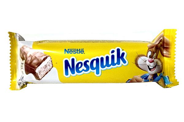  Батончик Nesquik с какао-нугой 2 шт*21,5 г в интернет-магазине продуктов с Преображенского рынка Apeti.ru