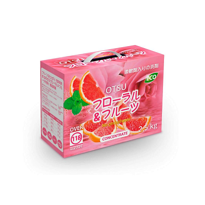 Порошок стиральный OTSU концентрированный Цитрусовая свежесть 2,5 кг