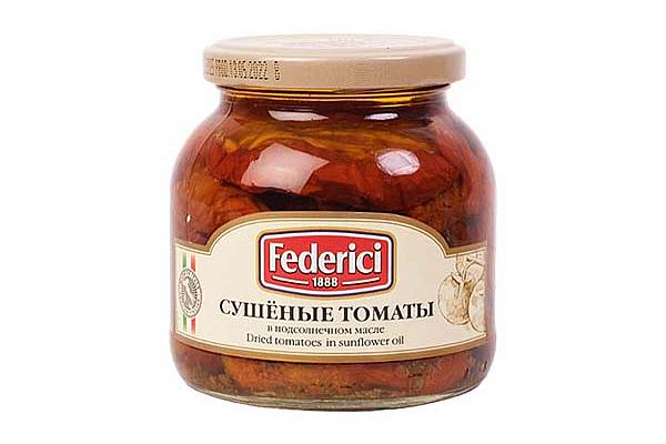  Томаты сушеные Federici в подсолнечном масле 280 г в интернет-магазине продуктов с Преображенского рынка Apeti.ru