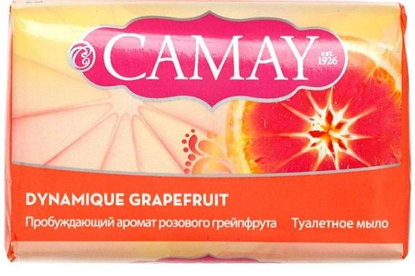  Мыло туалетное Camay динамик грейпфрут 85 г в интернет-магазине продуктов с Преображенского рынка Apeti.ru