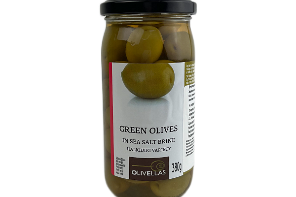  Оливки зеленые Olivellas,colossal без косточки cтекло 580 г в интернет-магазине продуктов с Преображенского рынка Apeti.ru