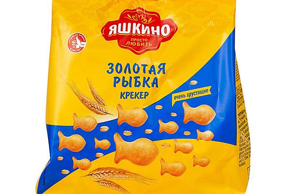  Крекер Яшкино золотая рыбка 180 г в интернет-магазине продуктов с Преображенского рынка Apeti.ru