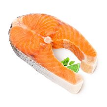 Стейк семги (лосося) замороженный 1 кг