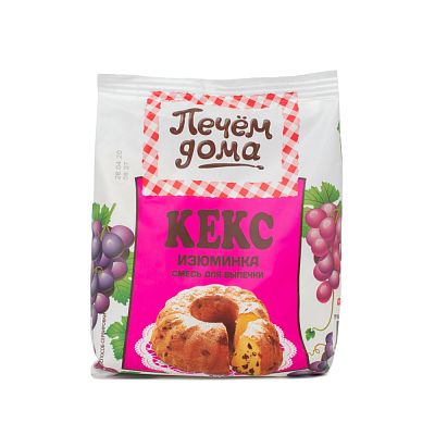 Смесь для выпечки Печем дома кекс изюминка 400 г