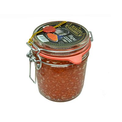 Красная икра кеты Золото Сахалина 500 г в Apeti.ru Красная икра кеты Золото Сахалина 500 г в интернет-магазине свежих фермерских продуктов Apeti.ru