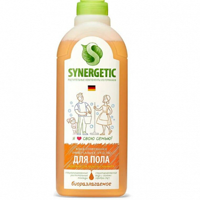  Средство для мытья пола Synergetic 1 л в интернет-магазине свежих фермерских продуктов Apeti.ru