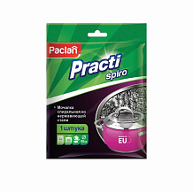 Мочалка металлическая SPIRO PACLAN 5,5*5,5 сталь 15г