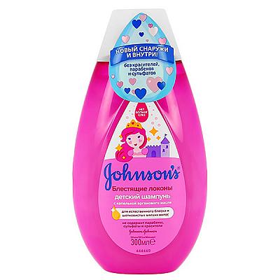  Шампунь детский Johnson's блестящие локоны 300 мл в интернет-магазине свежих фермерских продуктов Apeti.ru