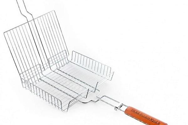  Решетка гриль для рыбы 30х12 см 1 шт в интернет-магазине продуктов с Преображенского рынка Apeti.ru