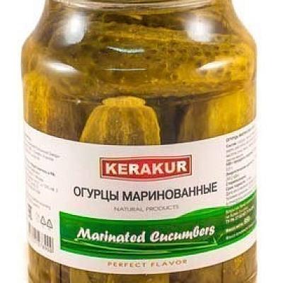 Огурцы маринованные Kerakur 950 г в интернет-магазине свежих фермерских продуктов Apeti.ru