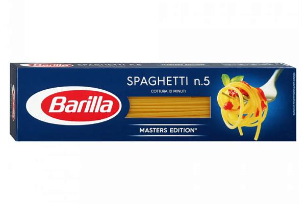  Макаронные изделия Barilla Spaghetti n.5 450 г в интернет-магазине продуктов с Преображенского рынка Apeti.ru