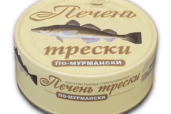  Печень трески по-мурмански из охлажденого сырья 230 г в интернет-магазине продуктов с Преображенского рынка Apeti.ru
