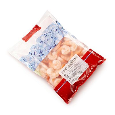 Креветки королевские очищенные с хвостиком замороженные 21/25 1 кг