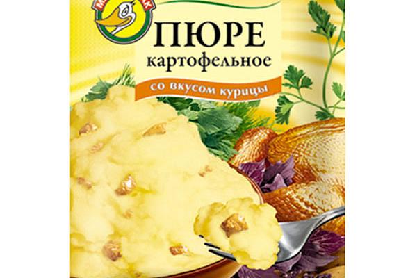  Пюре картофельное Мастер Дак со вкусом курицы 34 г в интернет-магазине продуктов с Преображенского рынка Apeti.ru