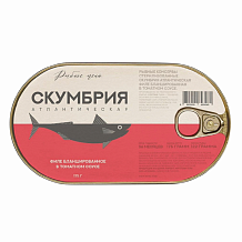 Скумбрия (африканская пятнистая) в т/с филе Рыбное меню 175 г